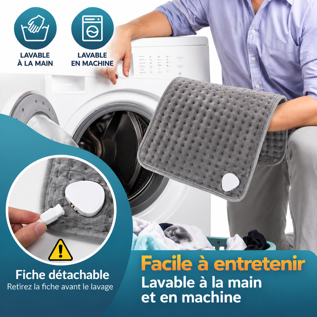 Coussin Chauffant Électrique Multifonction – 60 × 30 cm