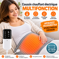 Coussin Chauffant Électrique Multifonction – 60 × 30 cm